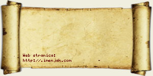 Andjelina Bandović vizit kartica